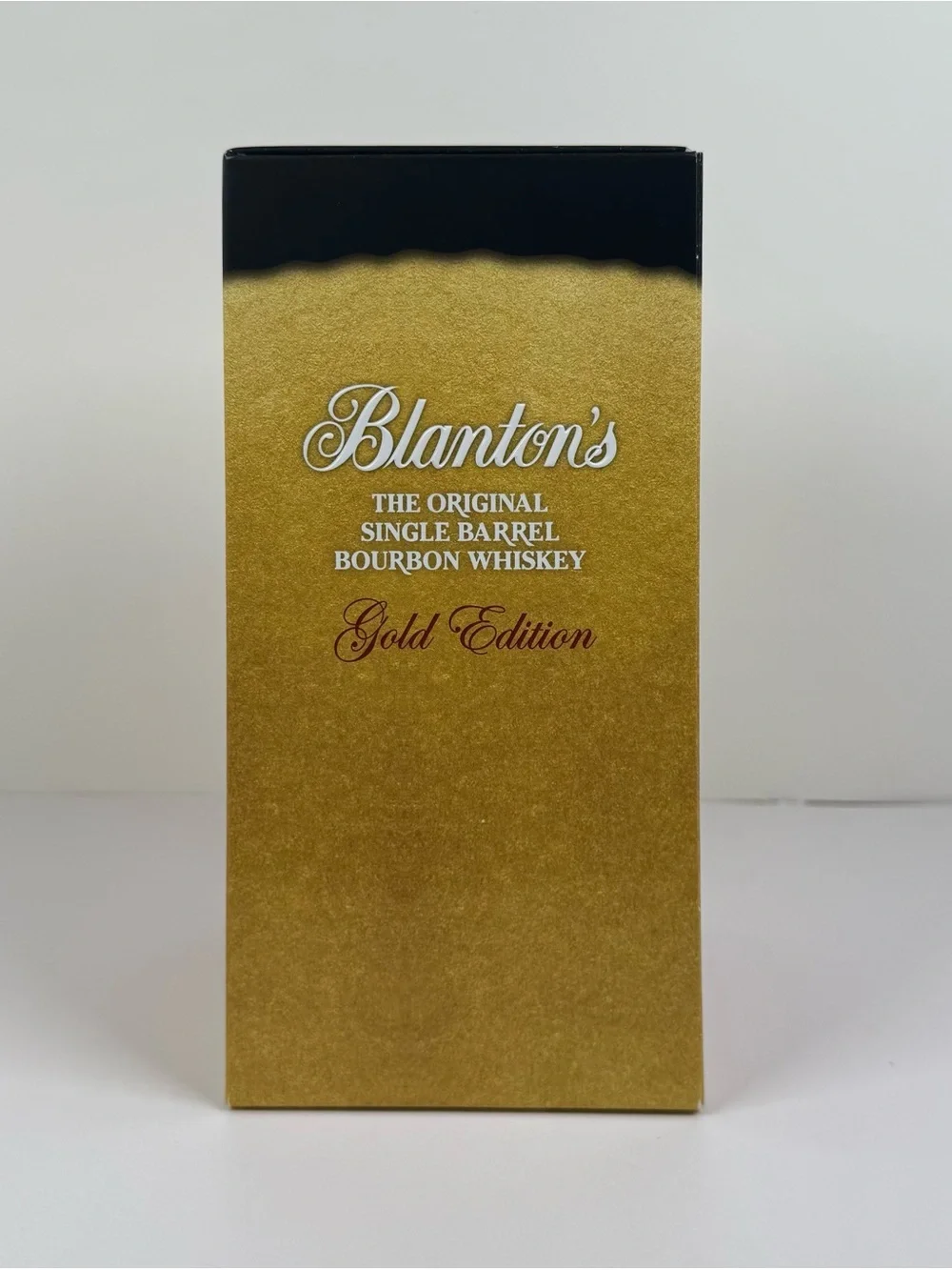 Blantons Gold Bourbon Whiskey 750 ml Empty Unrinsed Bottle Bag Box Stopper “B”